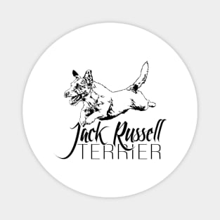 Funny Jack Russell Terrier dog portrait gift Magnet